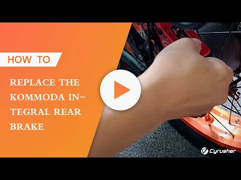Quick Tips-How to replace the Kommoda rear brake as a whole#howto