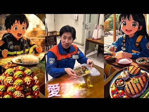 消防士の飯 Vol.12(消防士の今日のご飯に密着)「命を守る人たちは普段何を食べているのか?」【衣浦東部広域連合消防局】