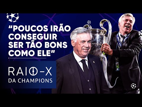 ANCELOTTI É O MAIOR TREINADOR DA HISTÓRIA DA CHAMPIONS? ELE VAI ESTAR SEMPRE NA 1ª PRATELEIRA