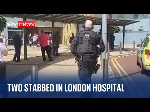 London: Man arrested as armed police respond to hospital stabbing
