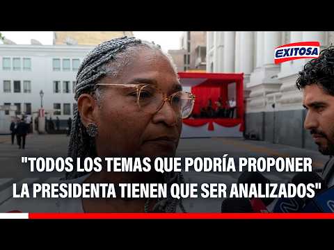 🔴🔵Susana Matute se pronunció sobre un presunto pedido de facultades legislativas