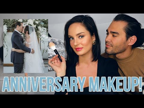 Our 2nd Wedding Anniversary! Makeup, Outfit & Gifts from my Hubby!