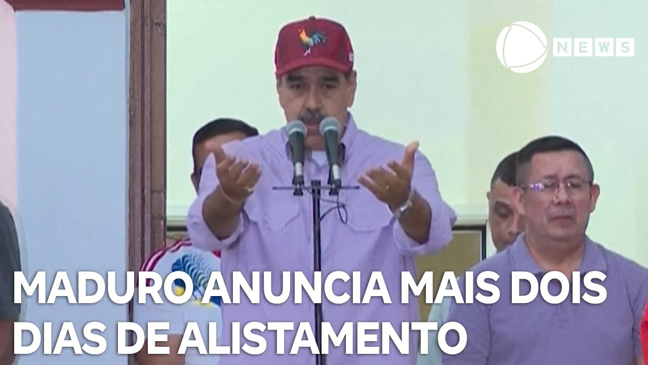 Maduro anuncia mais dois dias de alistamento de milícias