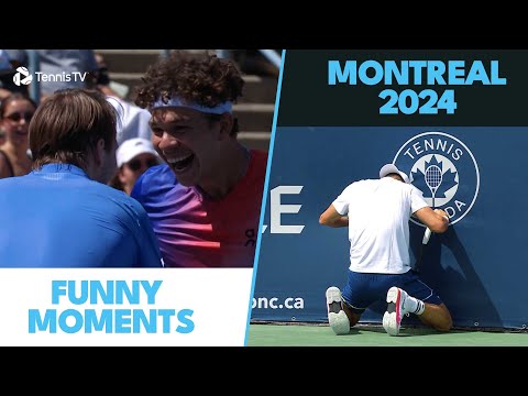 Bublik's Illegal Genius & Dimitrov's Painful Mishap 🫣 | Montreal 2024 Funny Moments