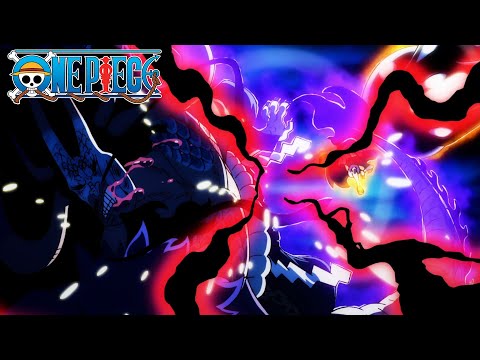Luffy Hits Kaido With Roc Gun | One Piece