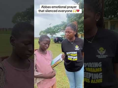 When gratitude speaks abbas emotional prayer that changed everything #motivation #powerfulyou #ngo
