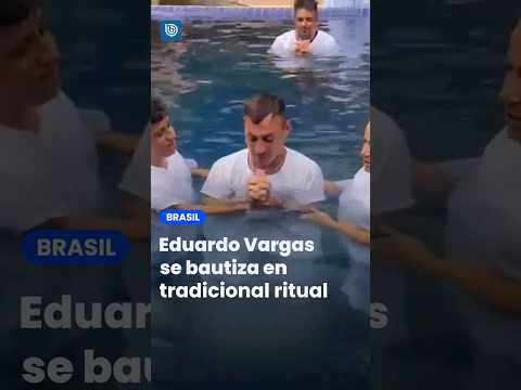 Eduardo Vargas se bautiza en tradicional ceremonia