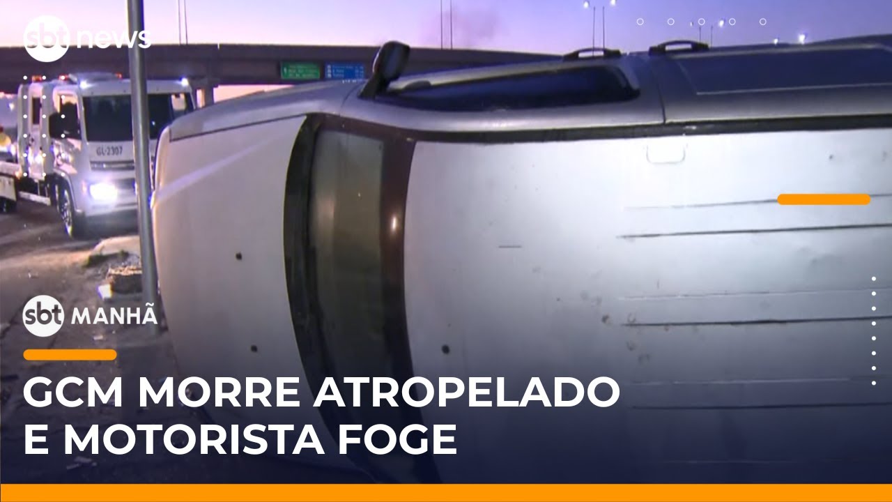 SP: GCM é atropelado e morto na rodovia Ayrton Senna | #SBTManhã