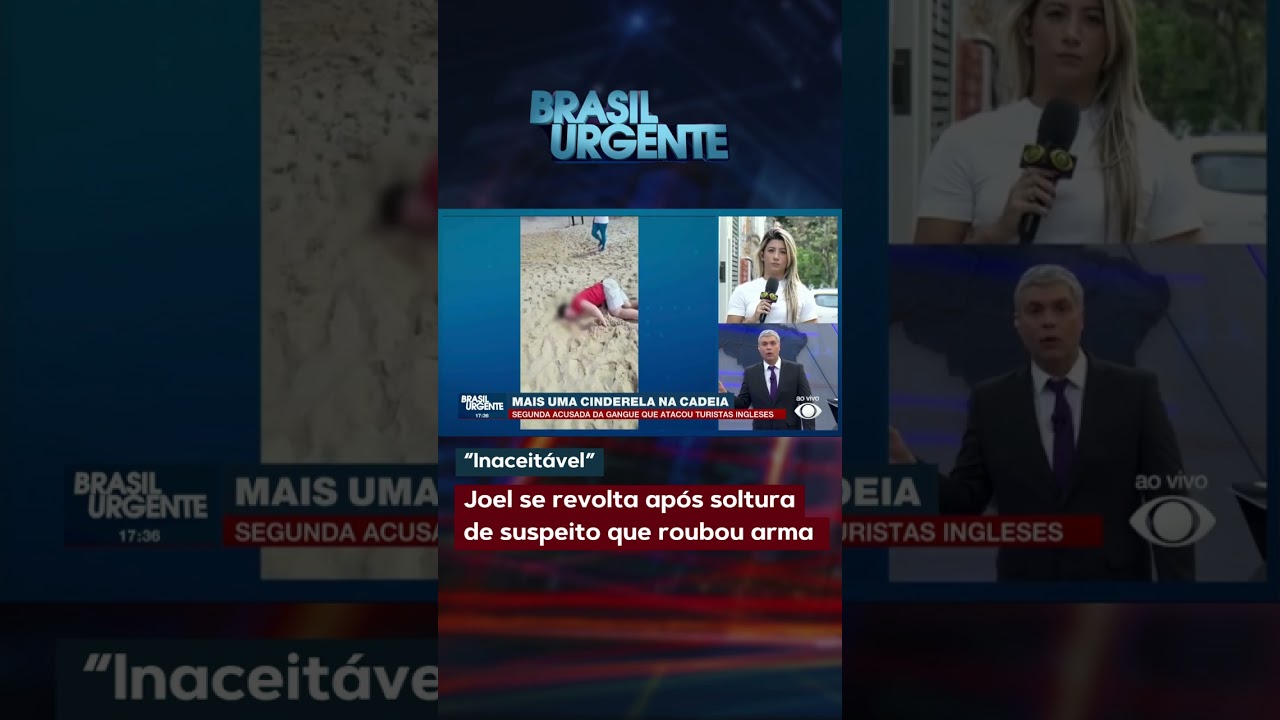 Joel se revolta após soltura de suspeito que roubou arma de PM: “Inaceitável”