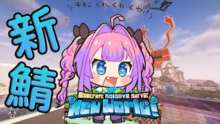 【 Minecraft 】ハッピーガストとホロ鯖で初水流エレベーター！【#綺々羅々ヴィヴィ #hololiveDEV_IS #FLOWGLO