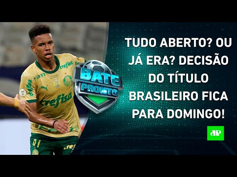 Palmeiras e Botafogo VENCEM, e LUTA PELO TÍTULO BRASILEIRO segue até DOMINGO! | BATE-PRONTO