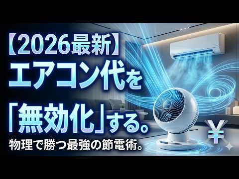 【2026最新】エアコン代を「無効化」する。物理で勝つ最強の節電術。