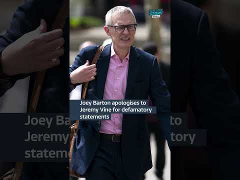 Joey Barton apologises to Jeremy Vine for defamatory statements #joeybarton #jeremyvine