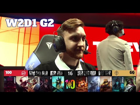 100 vs GG | Week 2 Day 1 S12 LCS Summer 2022 | 100 Thieves vs Golden Guardians W2D1 Full Game