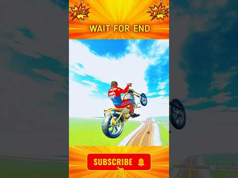 Ghost Rider Bike Jump Franklin🤣 Indian Bike Driving 3D💥 #shorts #indianbikedriving3d #gta