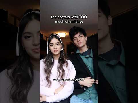 the costars with TOO much chemistry in interviews💀 #shorts