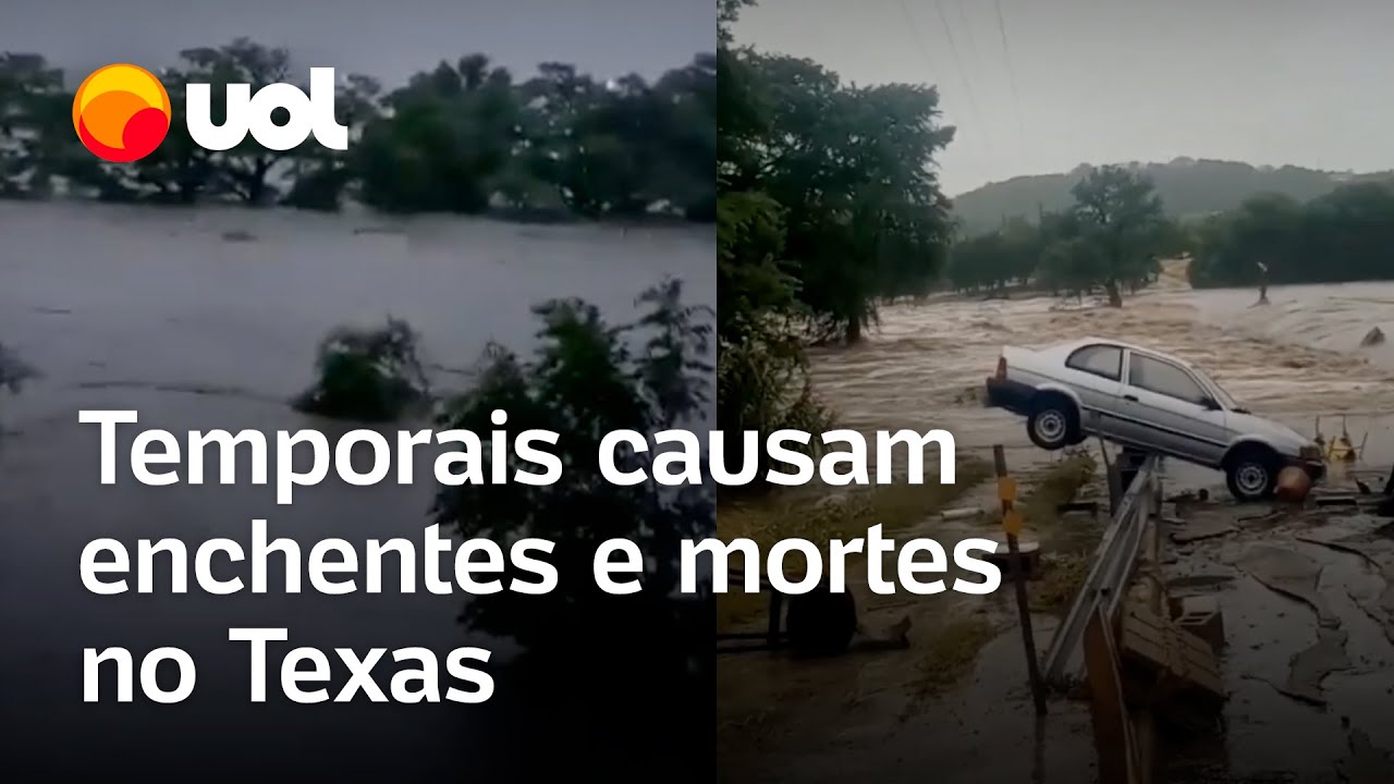 Temporais causam inundações, evacuações e mortes no Texas, nos EUA; veja vídeos