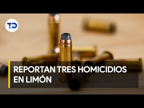 Tres homicidios acaban con la paz en Limo?n