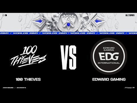 100 vs EDG｜2021 World Championship Group Stage Day 5 Game 6