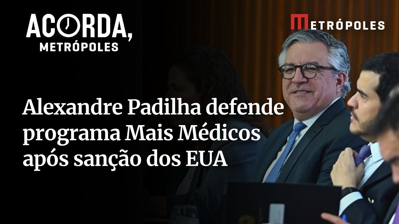 Ministro da Saúde Alexandre Padilha defende programa Mais Médicos após sanção dos EUA