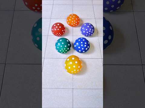 Colour Mixing With Balloon Orbeez Popping