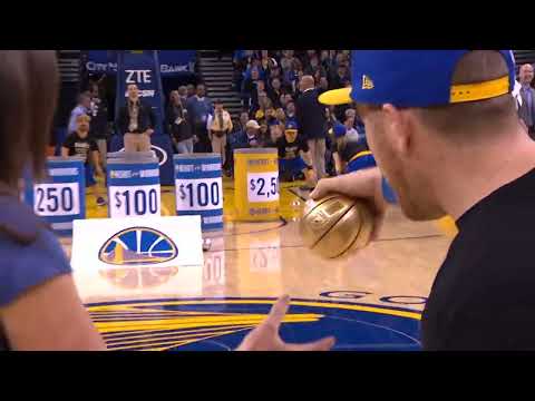 Steph Curry $5,000.00 Incredible Assist to Fan video clip