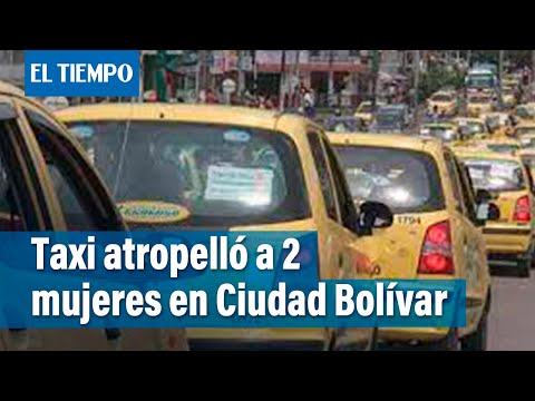 Dos personas fueron atropelladas por un taxi en el barrio Candelaria la nueva | El Tiempo