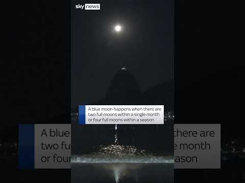 Watch: Super Blue Moon visible across the world