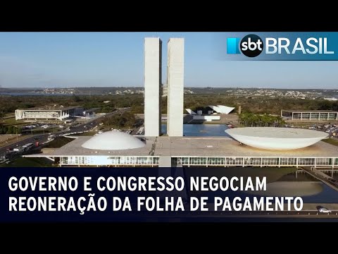 Governo e Congresso negociam reoneração da folha de pagamento de 17 setores | SBT Brasil (16/01/24)