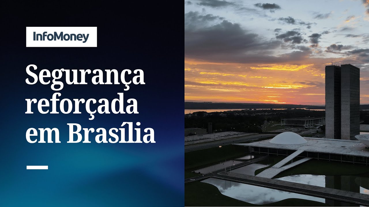 Polícia reforça segurança e bloqueia Esplanada dos Ministérios em Brasília | InfoMoney News