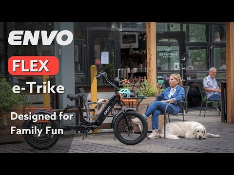 ENVO Flex E-trike - Fat Tire Electric Adult Trike/Proudly Canadian 🍁