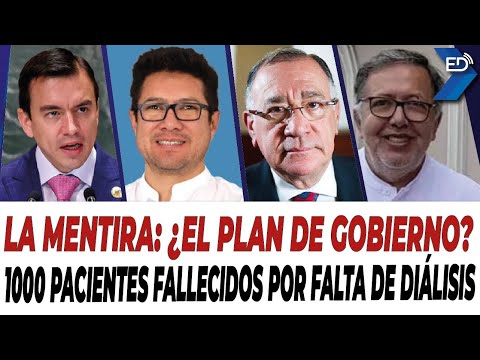 EN VIVO  La mentira: ¿El Plan de Gobierno? | 1.000 pacientes fall3c1d0s por falta de diálisis.