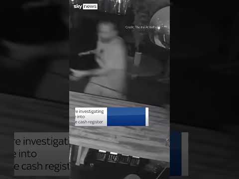 Pub thief stops to open bottle of Prosecco after breaking into pub