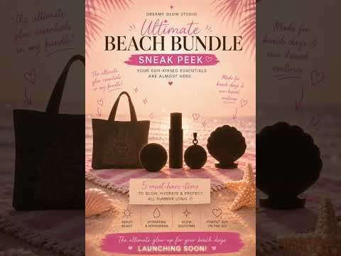 SNEAK PEEK of Ultimate Beach Bundle coming soon! 💝👀🌴