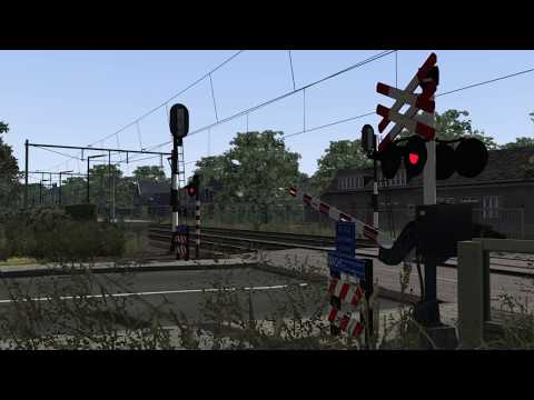 Virtueel Treinspotten - Cargo dendert voorbij station Velp