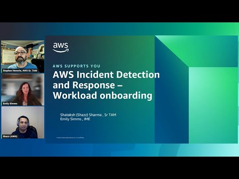AWS Supports You | Onboarding Your Workloads with Incident Detection and Response (IDR)