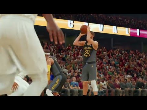 NBA 2K25 - 22 PTS - STEPHEN CURRY - COURTSIDE NBA HIGHLIGHTS - WARRIORS vs CAVALIERS | My LEAGUE