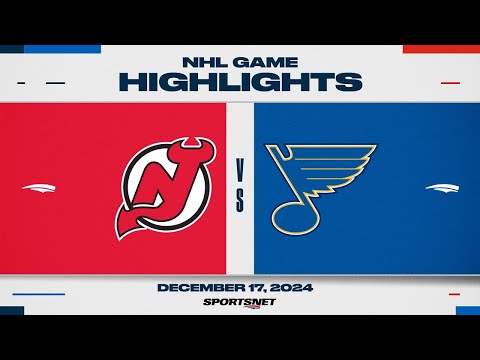 NHL Highlights | Devils vs. Blues - December 17, 2024