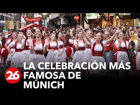 Comienza la Oktoberfest en Alemania: trajes tradicionales en el festival