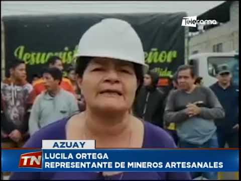 Vía Machala - Guayaquil fue abierta luego del paro de mineros artesanales