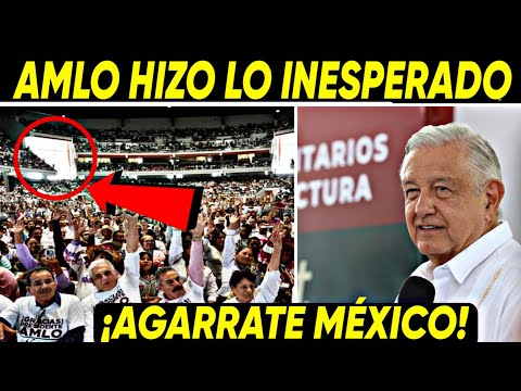 AMLO DOMINGO ¡AMLO HIZO LO INESPERADO! ASI SE DESPIDIO DEL PUEBLO FUE IMPRESIONANTE