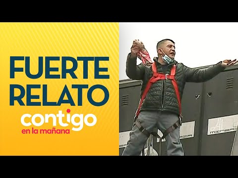 ¡NO PUEDO DORMIR!: El fuerte relato de hombre que se colgó en Alameda - Contigo en La Mañana