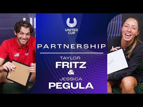 Taylor Fritz and Jessica Pegula 🤝 | 2023 United Cup