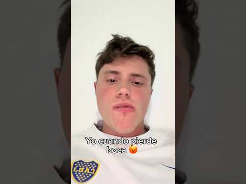 Mi humor cuando pierde boca 😡 #bocajuniors