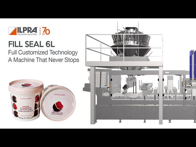 For a client in Argentina we engineered a fully tailored turnkey solution — combining multihead weighing, praline handling in paper packaging, advanced controls, and a custom-built transport line. Every station on this line was engineered from scratch. Nothing standard. Just pure ILPRA mastery. Challenge accepted. Challenge conquered. 💪
Meet this special version of Fill Seal 6L — ILPRA’s high-performance in-line solution, built for large-scale operations and tailored to your product like a custom suit. From liquids to solids in suspension (yes, even chocolate pralines 🍫), this machine delivers unmatched efficiency, flexibility, and precision.

What makes it stand out? 
✅ Non-stop machine– Large internal storage keeps the machine running even when the disc stack runs out
✅ Full Brushless – All the stations - even the sealing - are powered by brushless motors, ensuring maximum precision, energy efficiency, and reduced maintenance
✅ Full Automation: Total control from product loading to final output, with downtime minimized to the bare minimum.
✅Gentle Product Handling: Designed to handle a delicate product with care — considering its shape, temperature, and consistency.
✅Paper- Compatible - Designed to work seamlessly with paper-based materials, supporting your sustainability goals without compromising performance
✅ Fully flexible – You can easily adjust work cycles via software, with no mechanical wear
✅ Real-time and anomalies control – Advanced diagnostics and laser sensors ensure perfect cups handling
✅ Holistic approach – All components are designed to work in perfect harmony, ensuring seamless integration across every phase of the process.

This isn’t just packaging. It’s smart automation at its best.
Everything you see has been conceived, developed, engineered, and integrated entirely by ILPRA — all in service of our customer’s vision. Yes, we do that too.
📩 Curious? Let’s talk → https://ilpra.com/landing-fs-eng/ 

#ILPRA #FillSeal6L #FoodPackaging #Automation #HighVolumeProduction #PackagingInnovation #LiquidFilling #SuspensionFilling #ChocolatePackaging #Inlinefillseal
