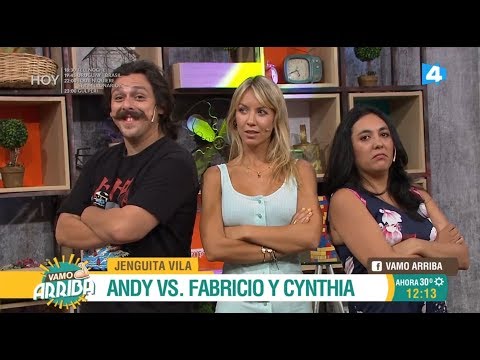 Vamo Arriba - Fabricio y Cynthia vs Andy en el Jenga Vila