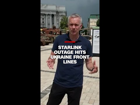 Starlink outage hits Ukraine front lines