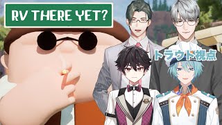 【RV There Yet?】これあれだ、風が強く吹いて倒れるやつだ【渚トラウト/酒寄颯馬/一橋綾人/五木左京/にじさんじ】