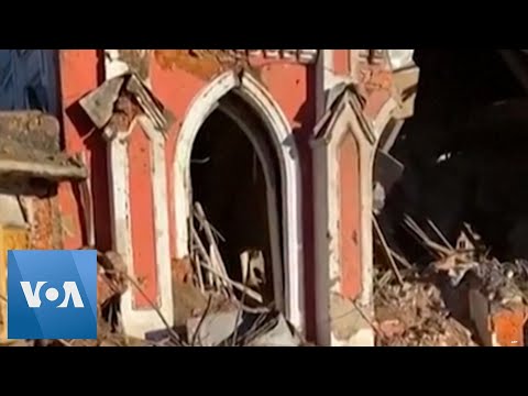 🔵Library in Chernihiv Reduced to Rubble After Overnight Shelling