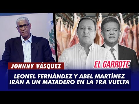Johnny Vásquez: Leonel Fernández y Abel Martínez irán a un matadero en la 1ra vuelta | El Garrote
